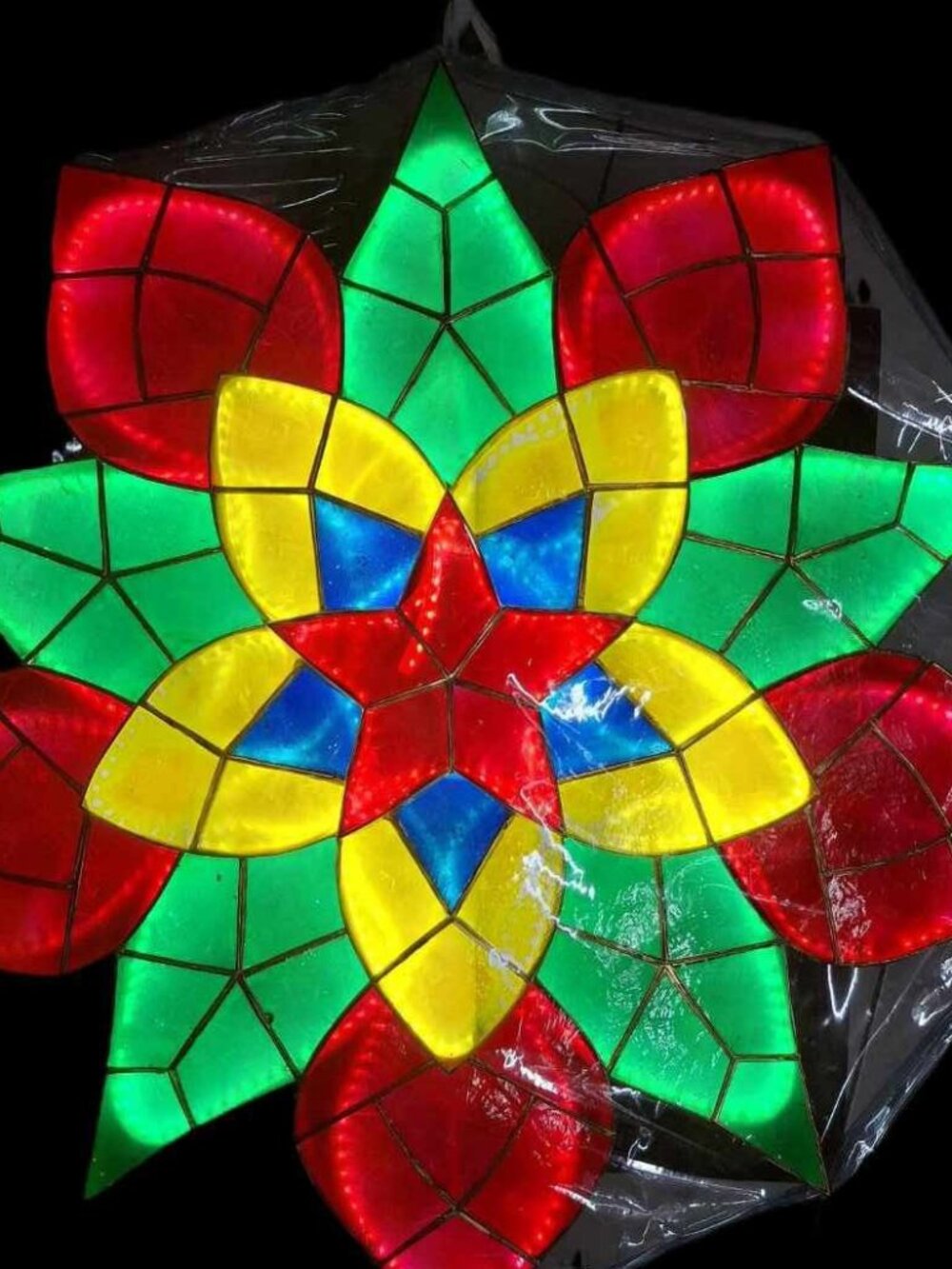 Misenka Tala Capiz na Parol, Christmas Lantern LED 24 inches